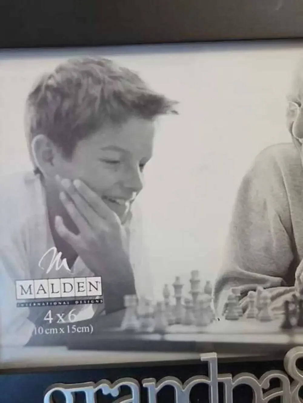 New Malden 'grandpa & me' 4x6 Photo Frame